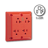 Leviton 21254-H Hospital Grade Four-In-One 20A/125V Receptacle